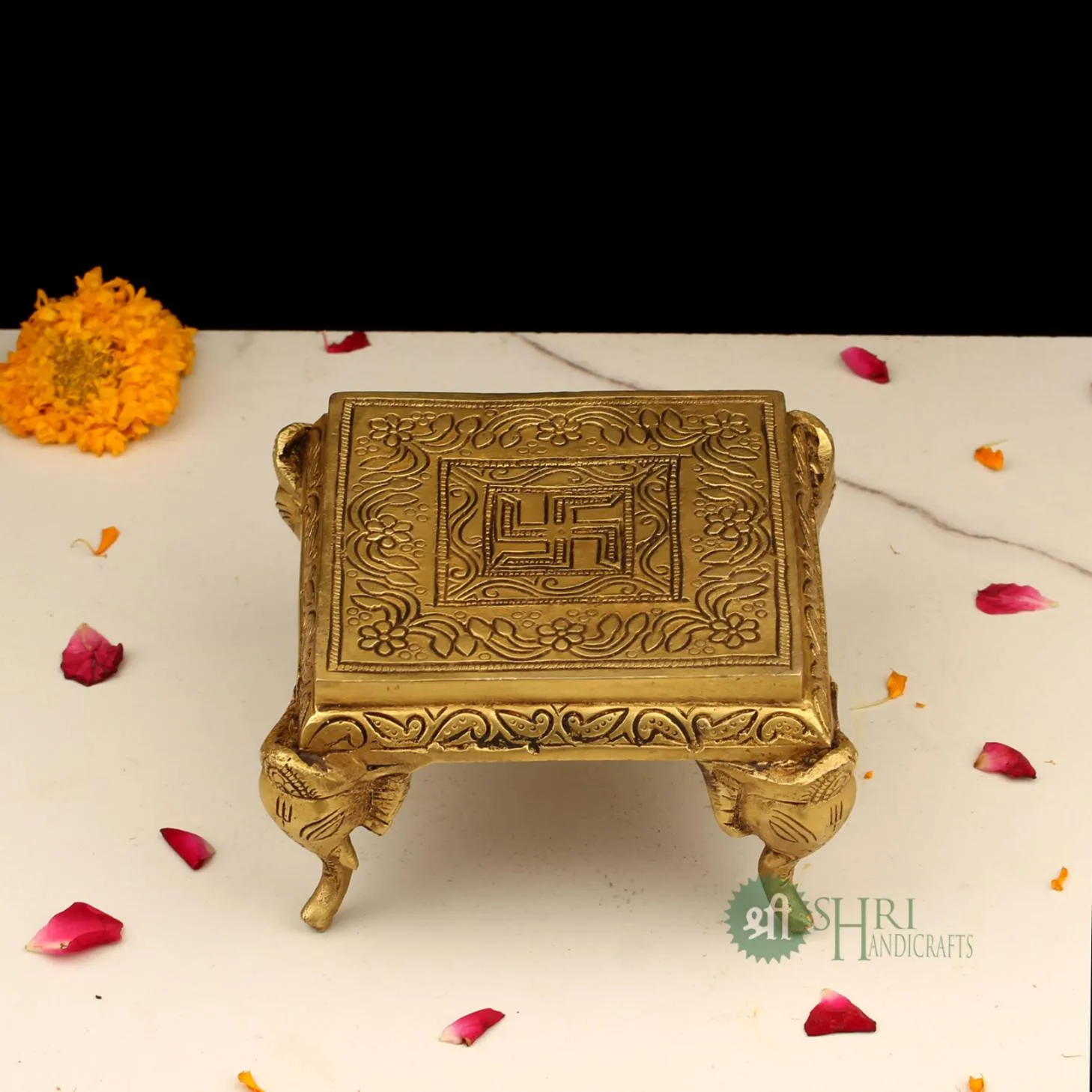 3.5" BRASS CHOWKI BRT