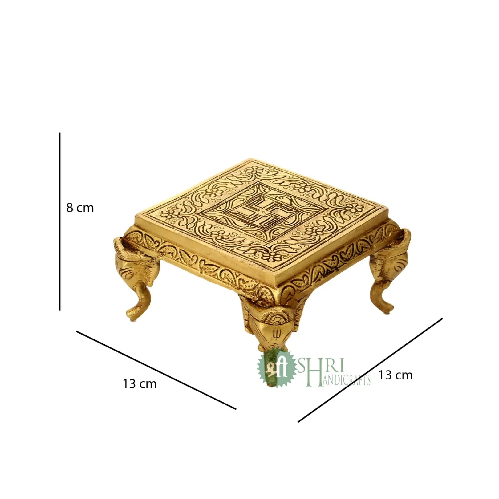 3.5" BRASS CHOWKI BRT