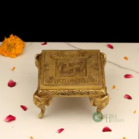 3.5" BRASS CHOWKI BRT