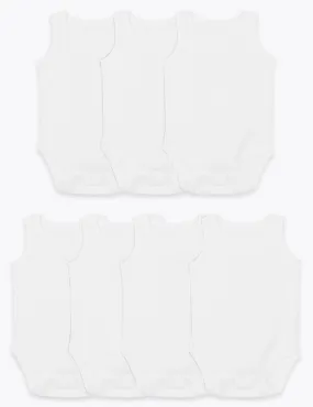 7 Pack Organic Pure Cotton Bodysuits