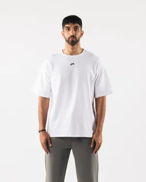 Aligned Tee - White / Pewter