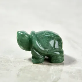 Aventurine Turtle 1.5 Gemstone Carving