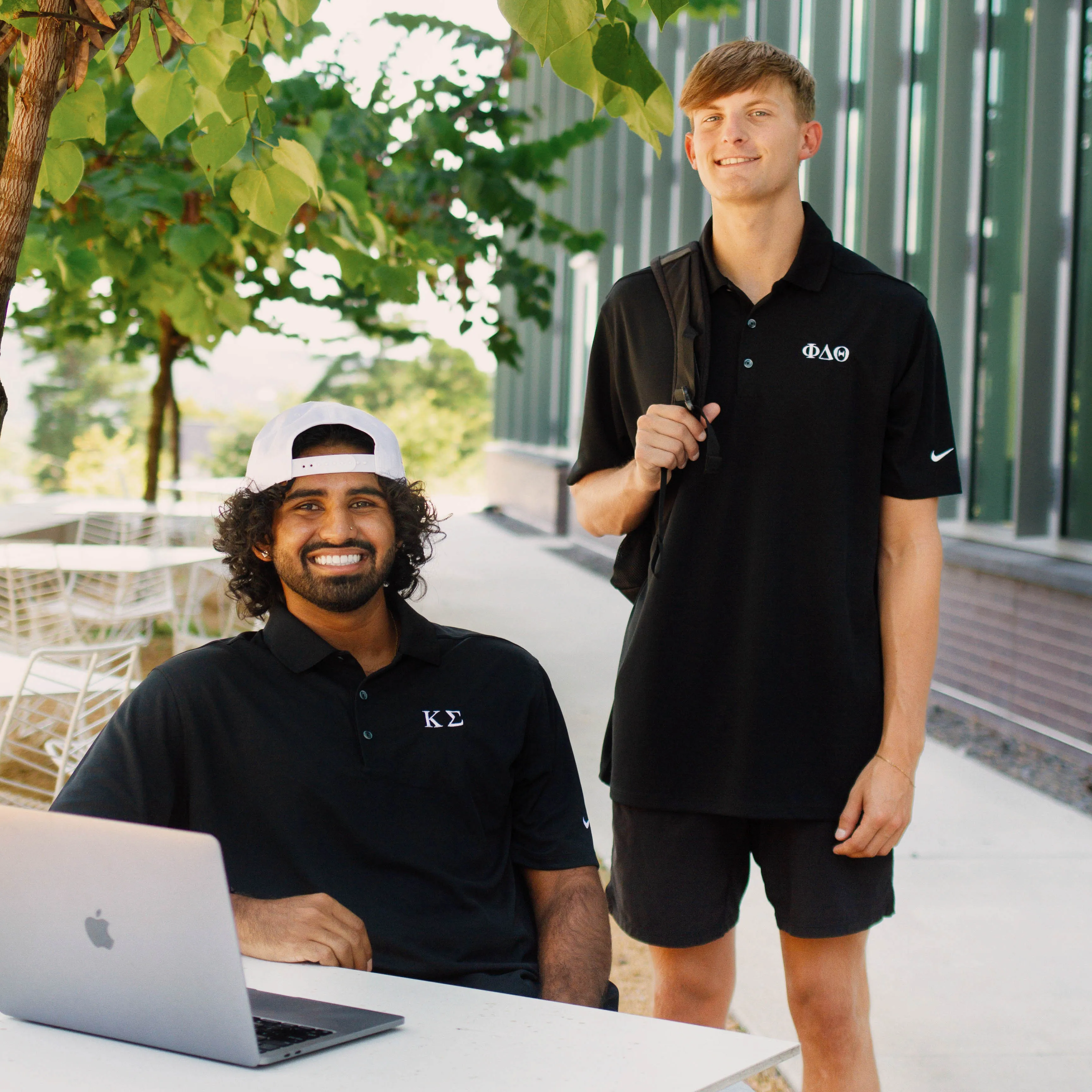 B-Greek - Back to School - Beta Theta Pi Nike Polo (Black)