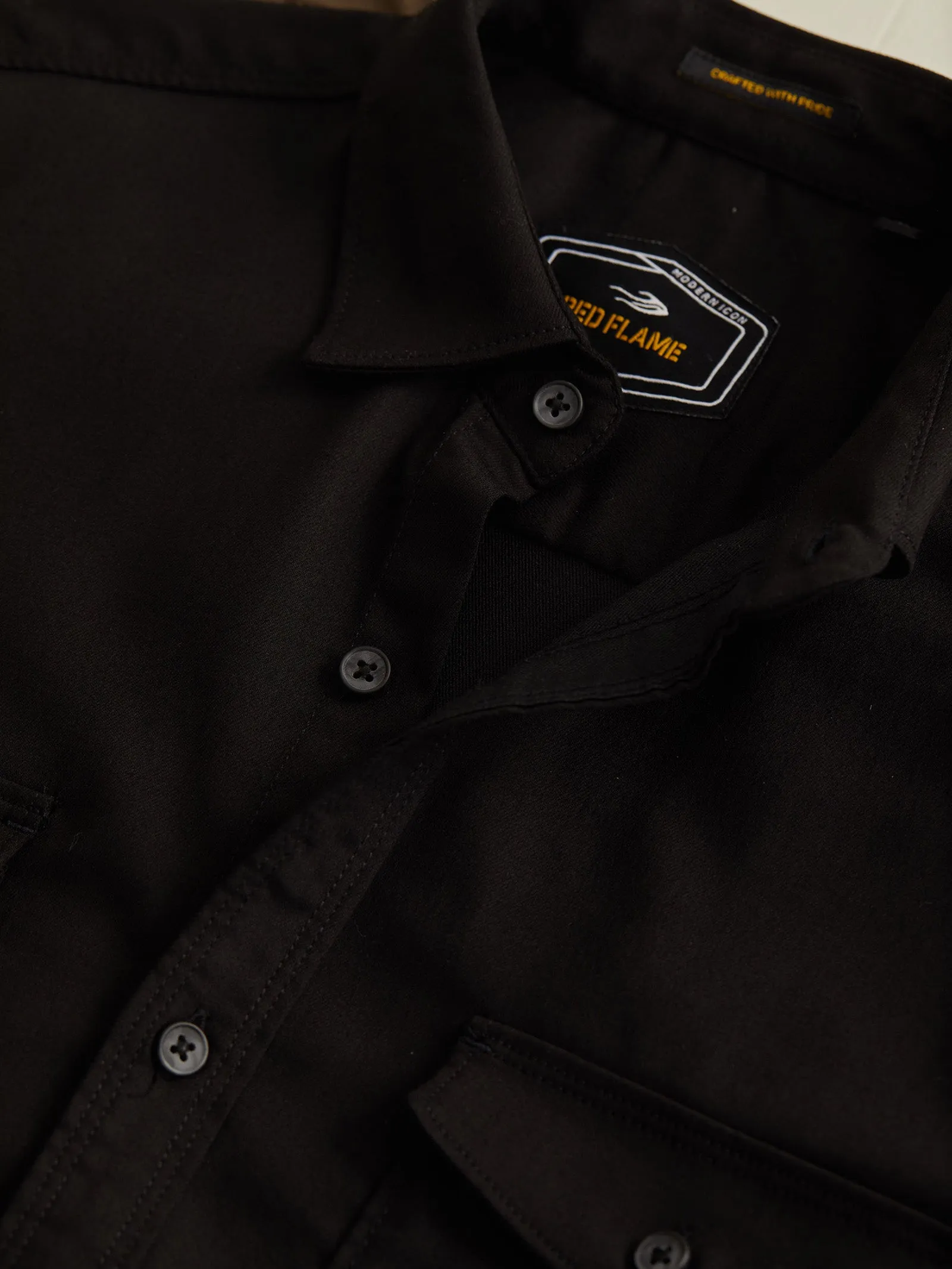 Black Power Stretch Cargo Shirt