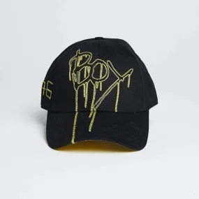 BOY DRIP CAP - BLACK/YELLOW