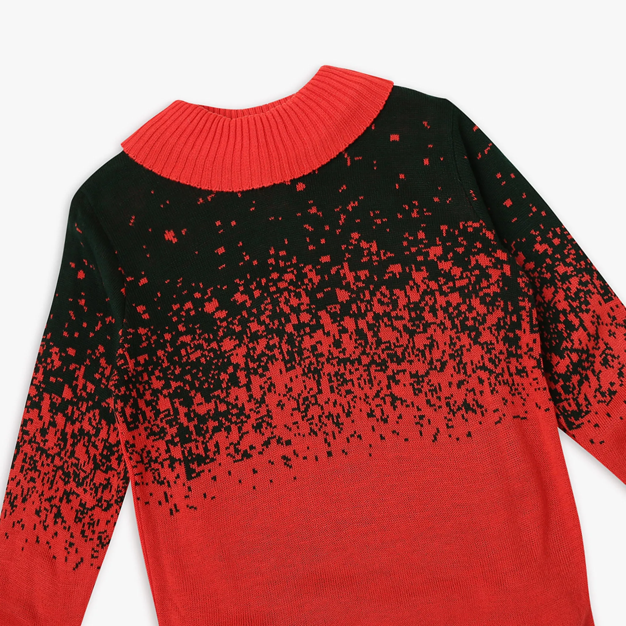 Boy's Regular Fit Jacquard Sweater