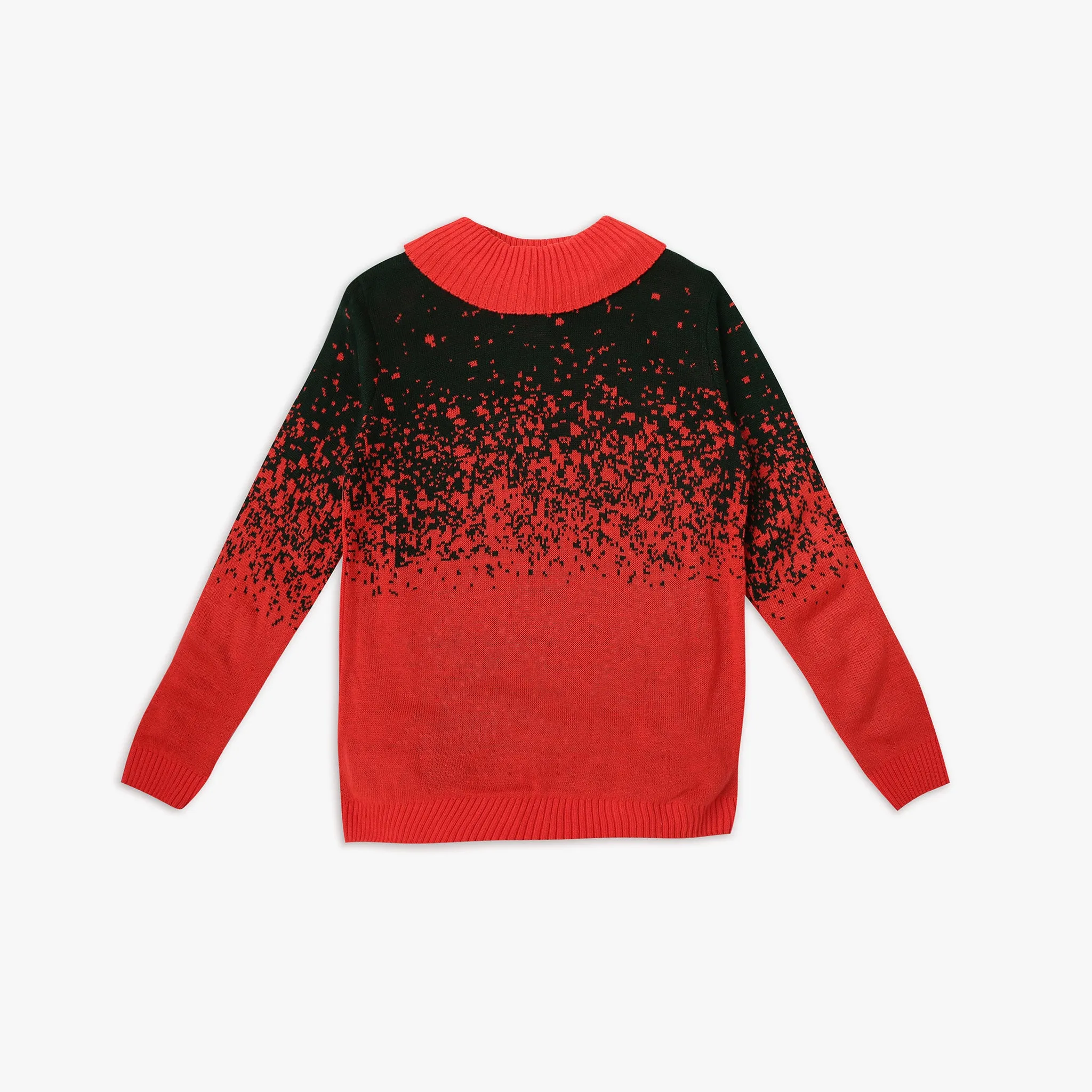 Boy's Regular Fit Jacquard Sweater