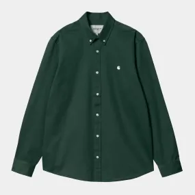 Carhartt Madison L/S Shirt - Discovery Green / Wax