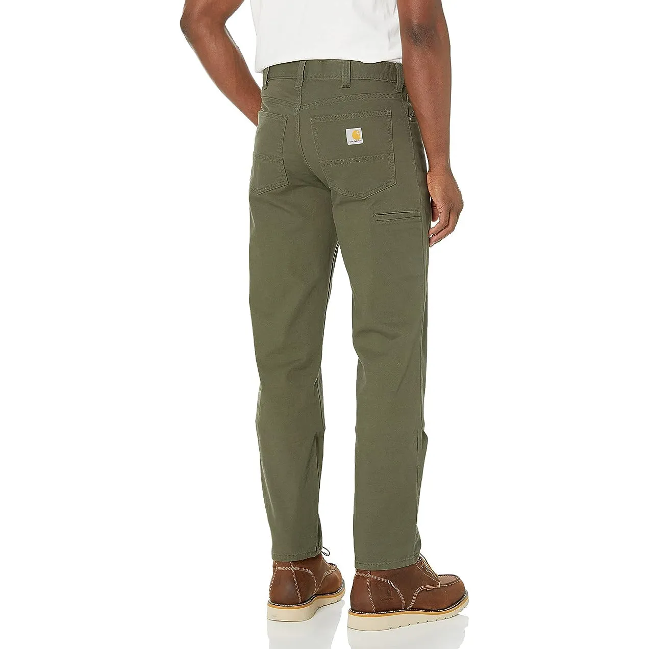 Carhartt Men's Rugged Flex Relaxed Fit Canvas Double-Front Utility Work Pant 8.5 ounce