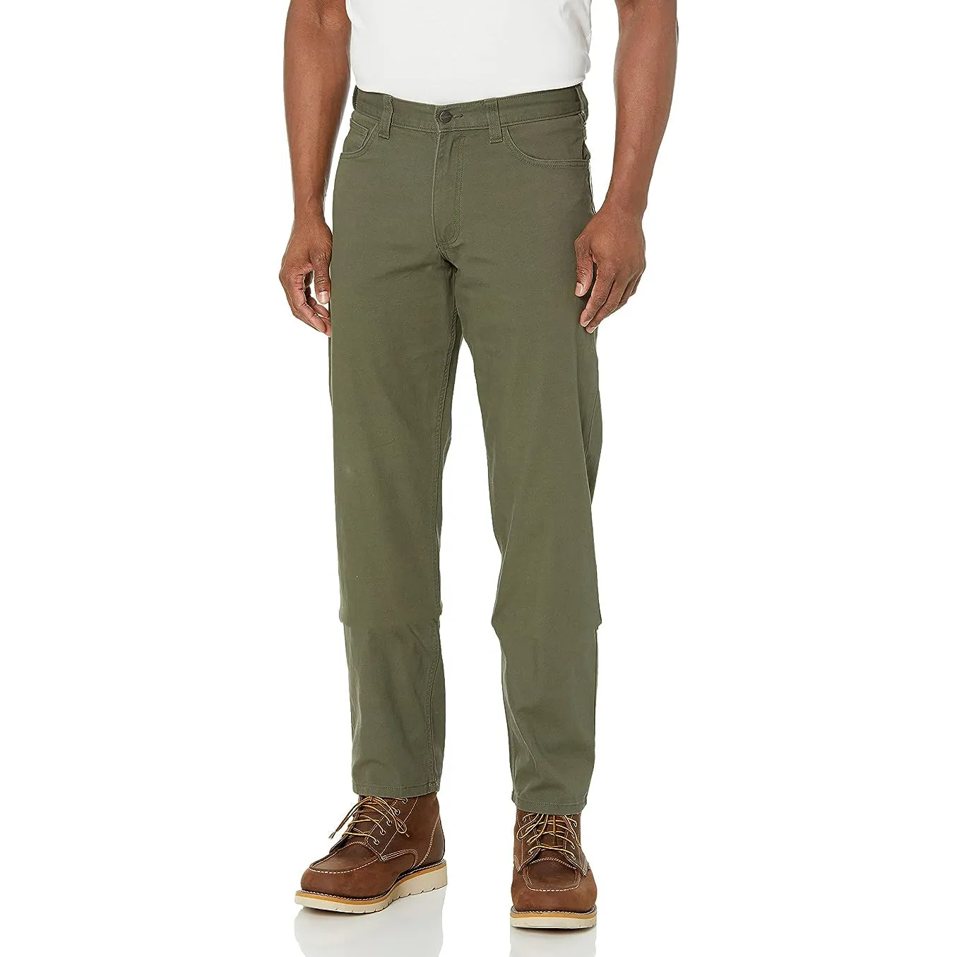 Carhartt Men's Rugged Flex Relaxed Fit Canvas Double-Front Utility Work Pant 8.5 ounce