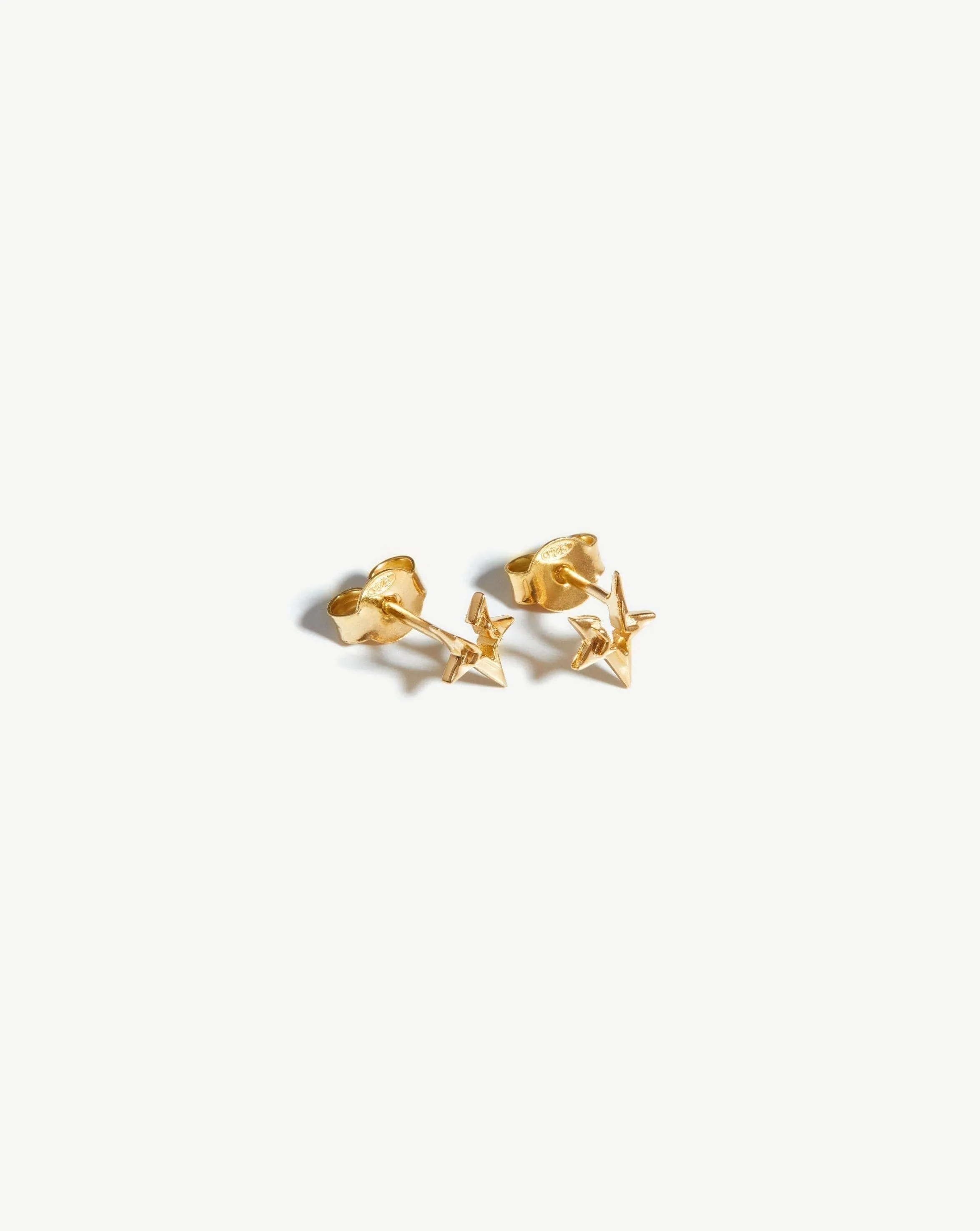 Celestial Star Stud Earrings | 18ct Gold Plated Vermeil