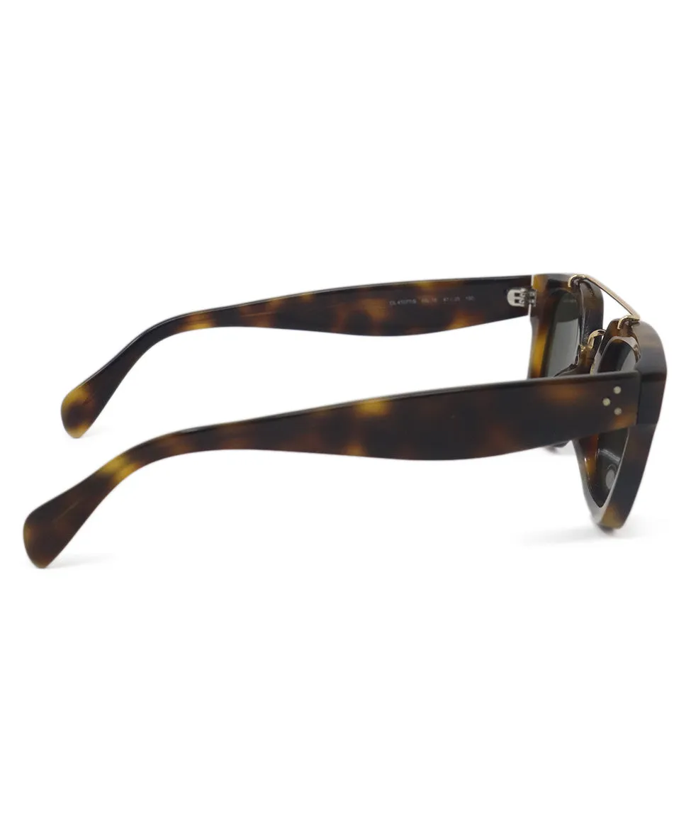 Celine Tortoise Print Sunglasses