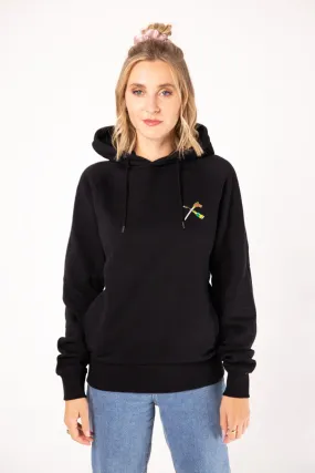 Champagnersäbel | Bestickter Bio-Baumwoll Frauen Hoodie