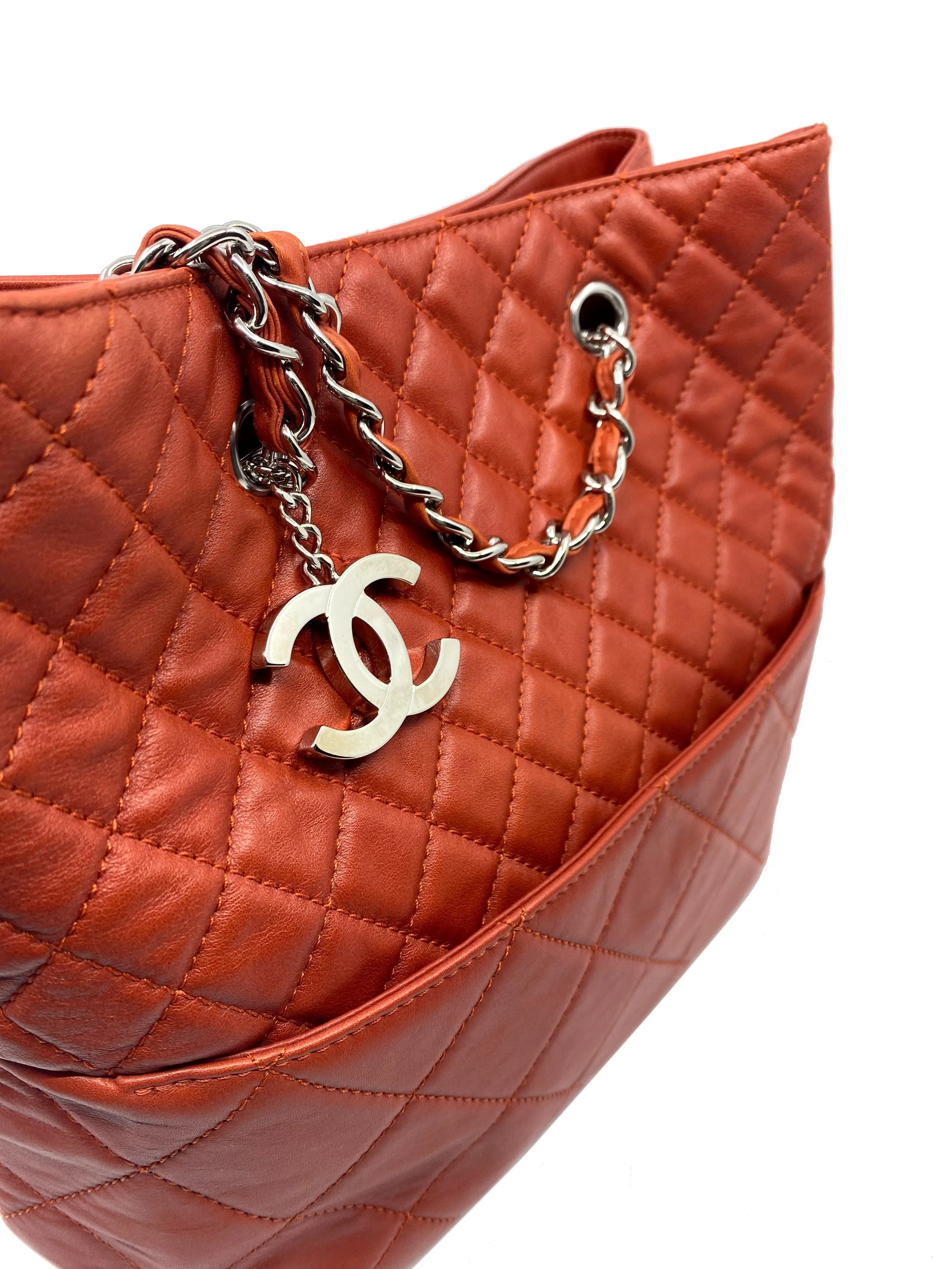 Chanel Vintage Lambskin Quilted Shoulder Bag