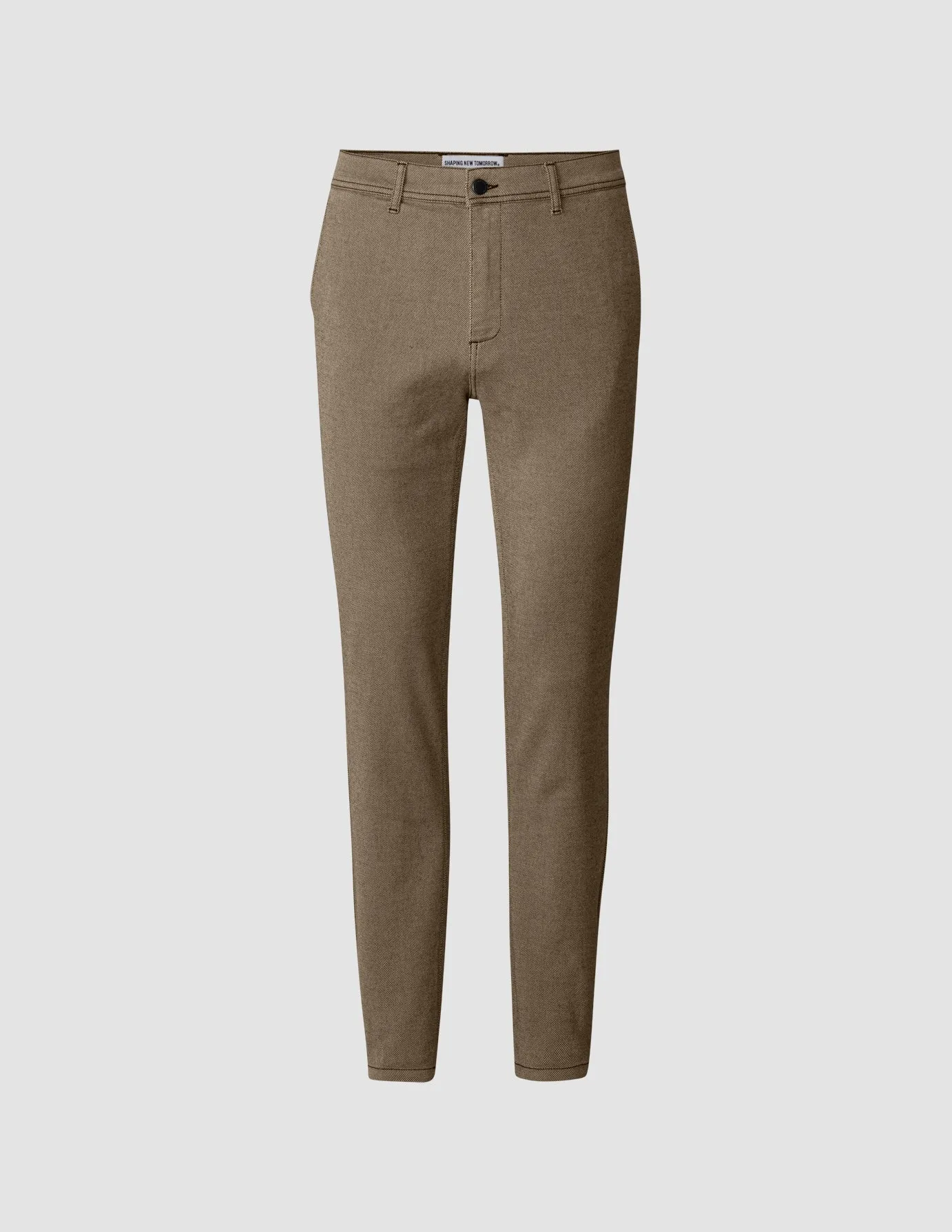 Classic Pants Slim Tan