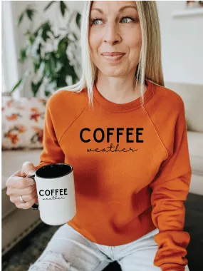 Coffee Weather Plush Raglan Sweater