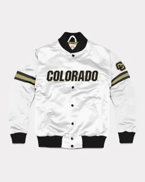 Colorado Buffaloes White Bomber Jacket