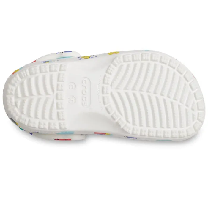 Crocs Kids - Toddlers Classic Doddle Clog K White Sandals