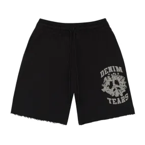 Denim Tears University Sweatshorts Black Grey