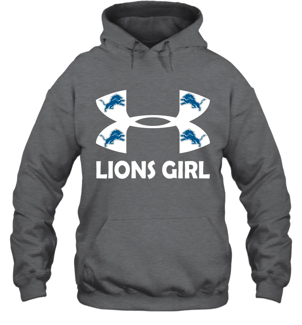 Detroit Lions Girl Under Armour Football Hoodies