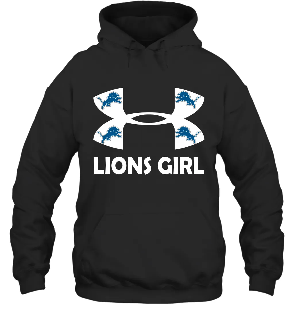 Detroit Lions Girl Under Armour Football Hoodies