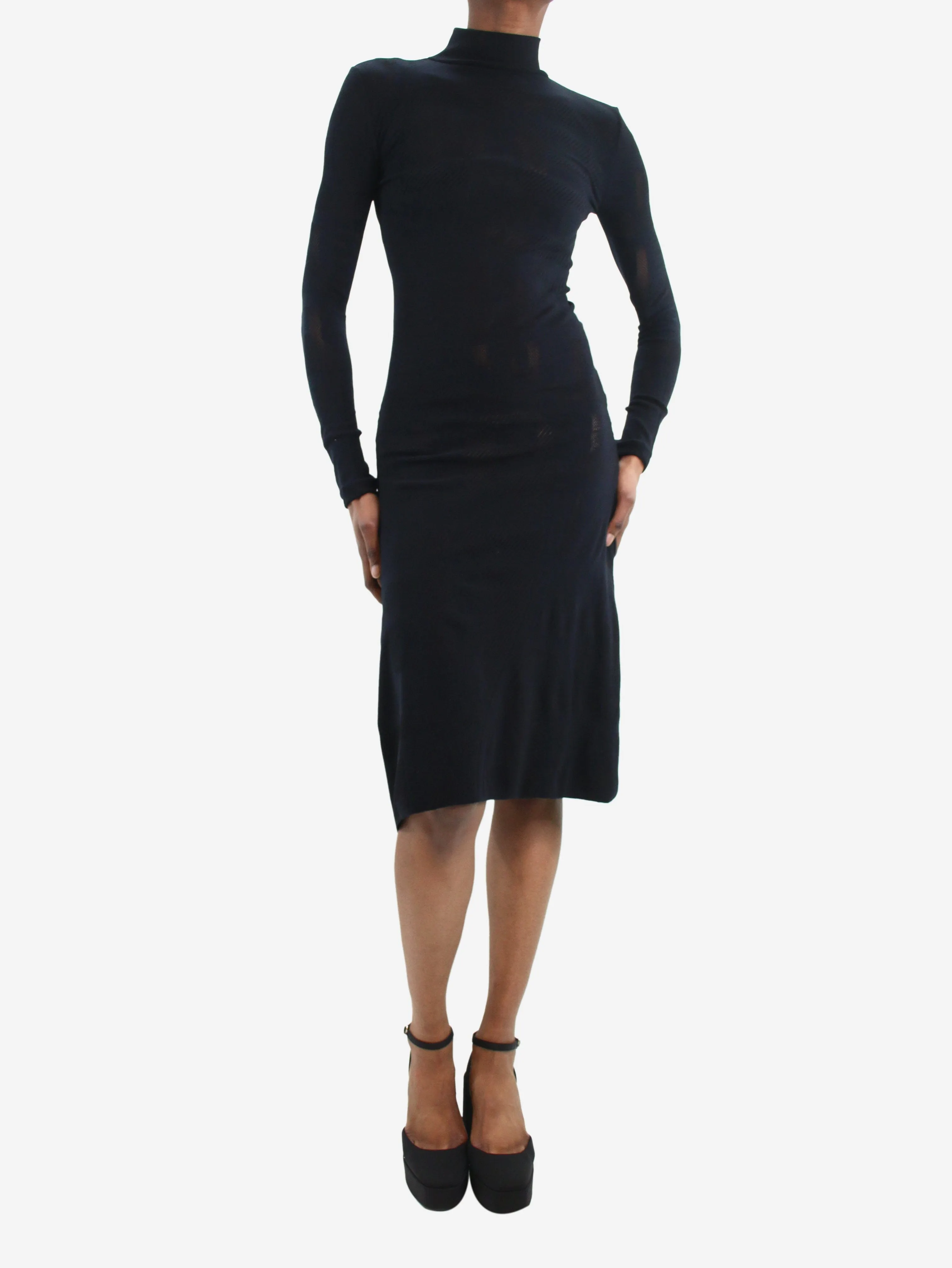 Ferrari Black longuette dress - size XS/S