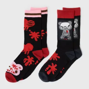 Gloomy Bear - 2 Pack Gloomy Bear Crew Socks