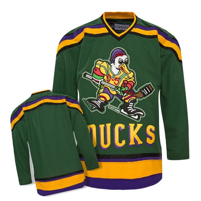 Green ducks ice hockey jersey for practice