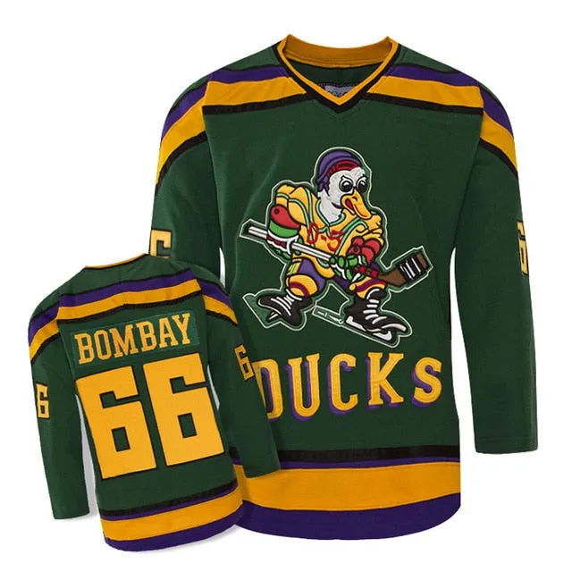 Green ducks ice hockey jersey for practice