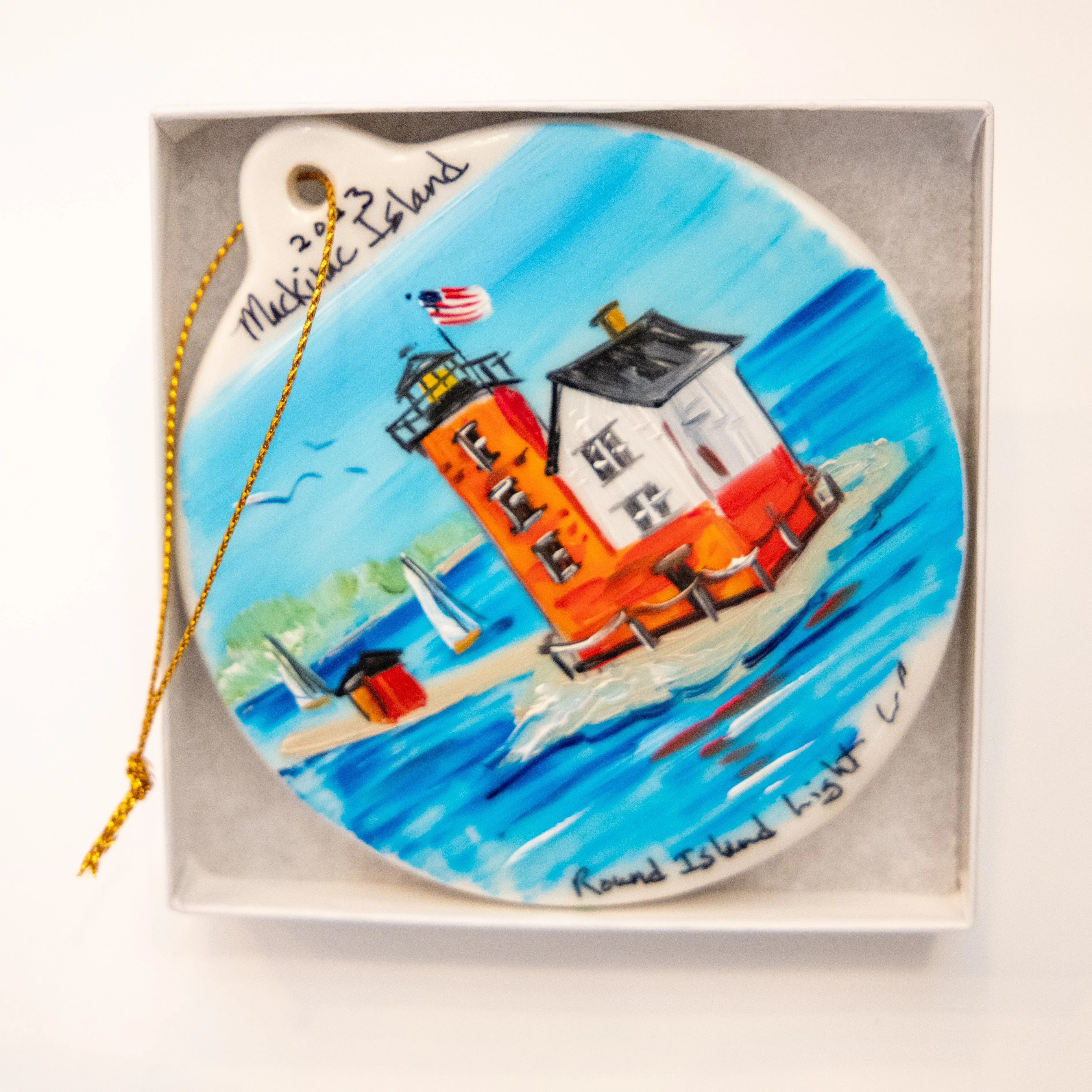 Hand Painted Mackinac Island Ornaments