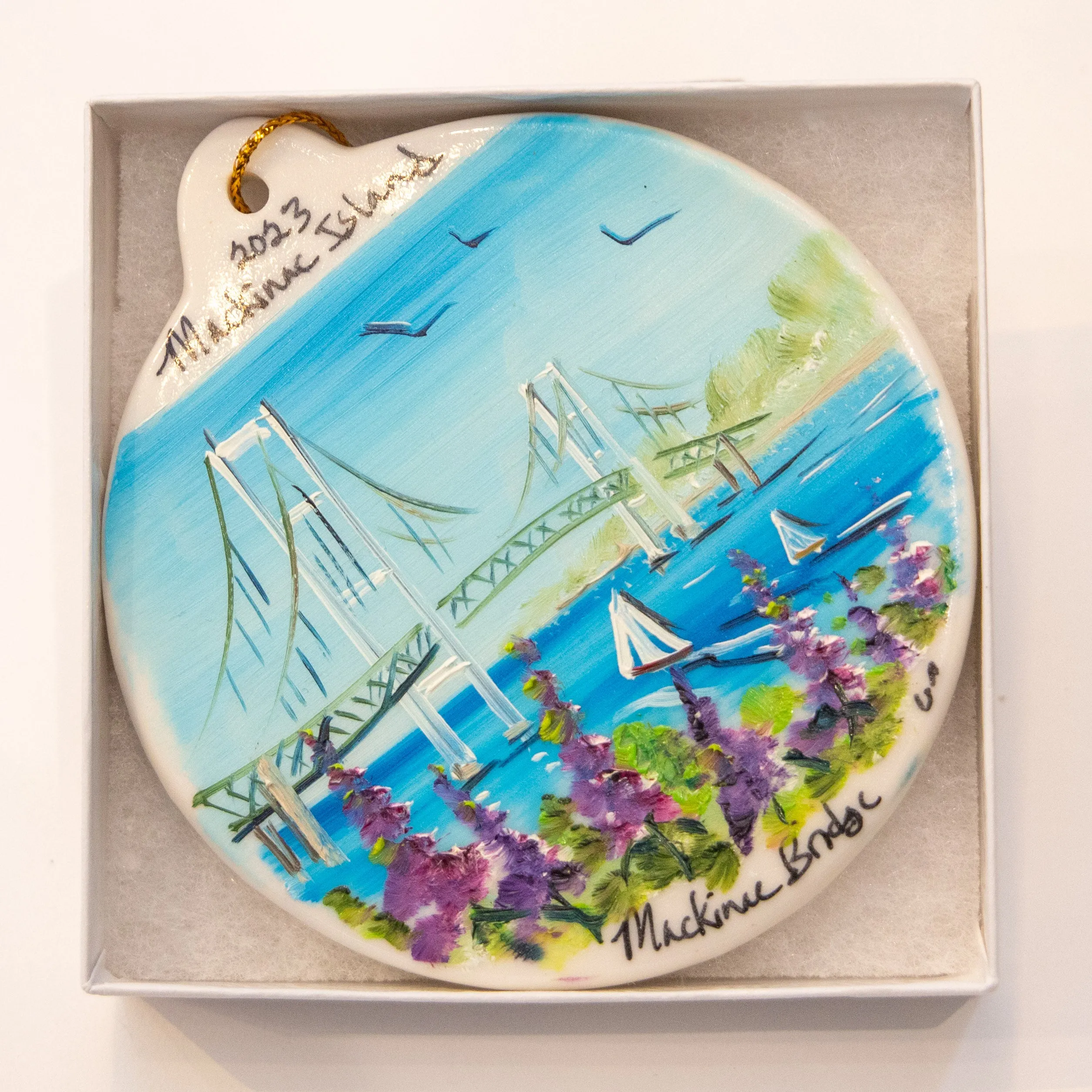 Hand Painted Mackinac Island Ornaments