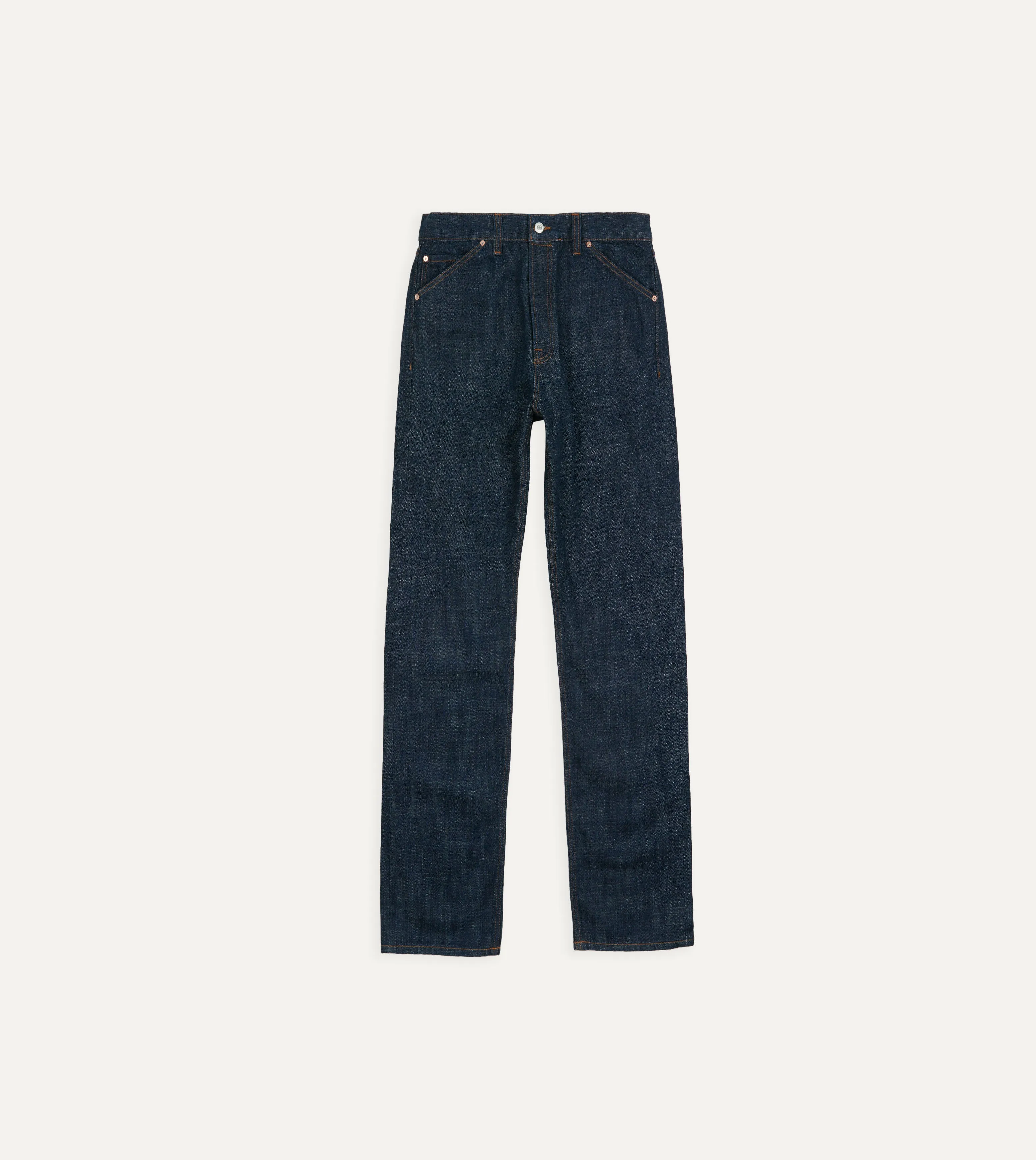 Indigo Rinse 15.5oz Japanese Selvedge Denim Five-Pocket Jeans