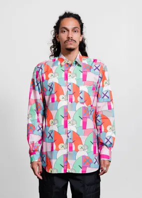 Kaws Eyes Allover Print Shirt Multicolour B019