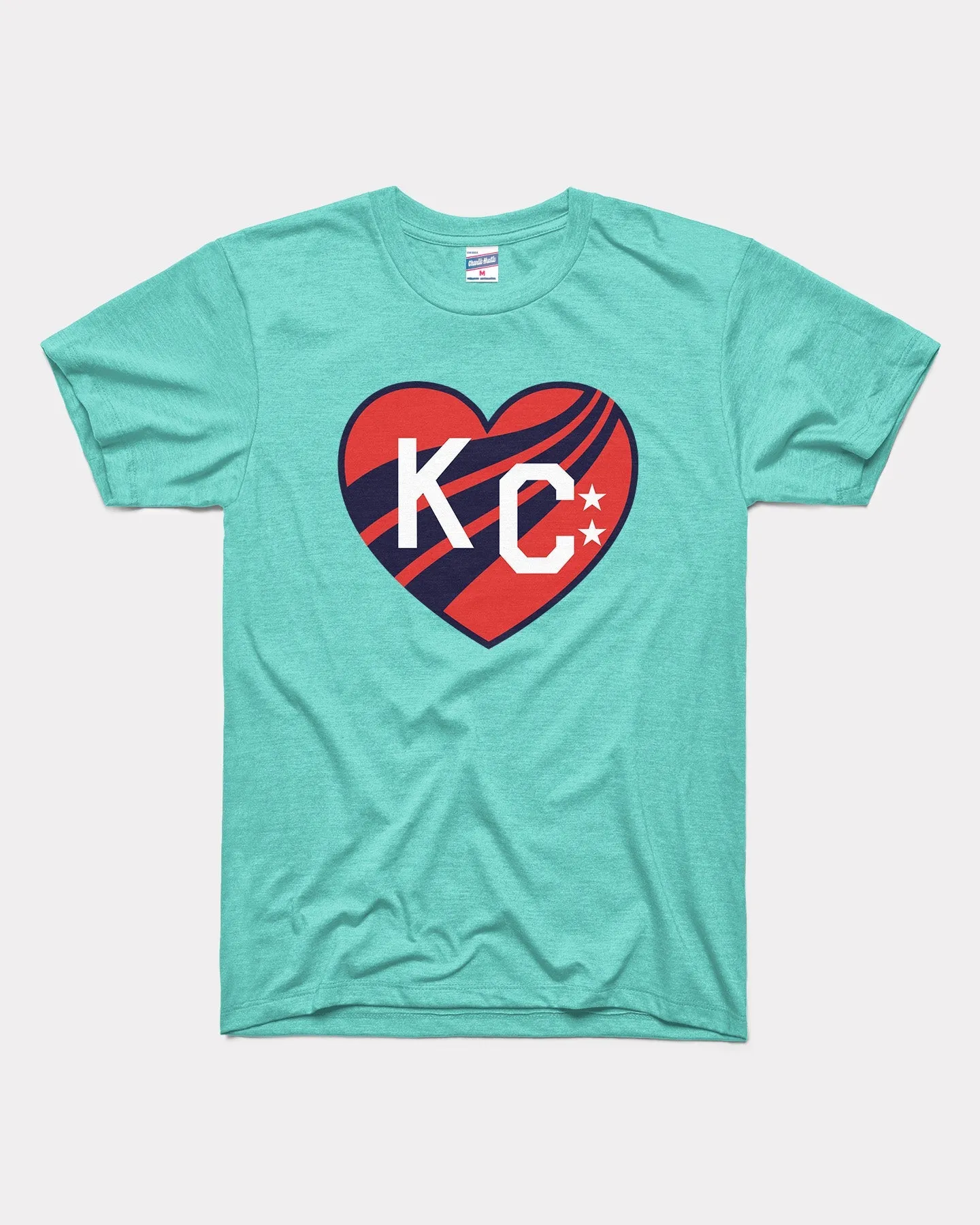 KC Current Crest KC Heart Teal Unisex T-Shirt