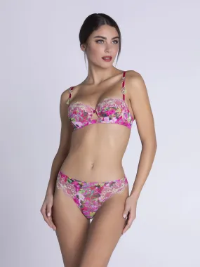 Lise Charmel Thong-Flight of Flowers-Fuchsia