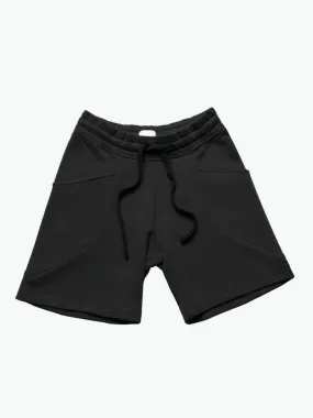 Loopback Organic Cotton Jersey Shorts Black