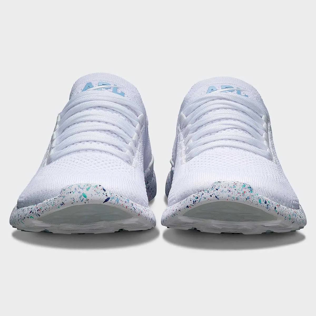 Men's TechLoom Breeze White / Ice Blue / Speckle