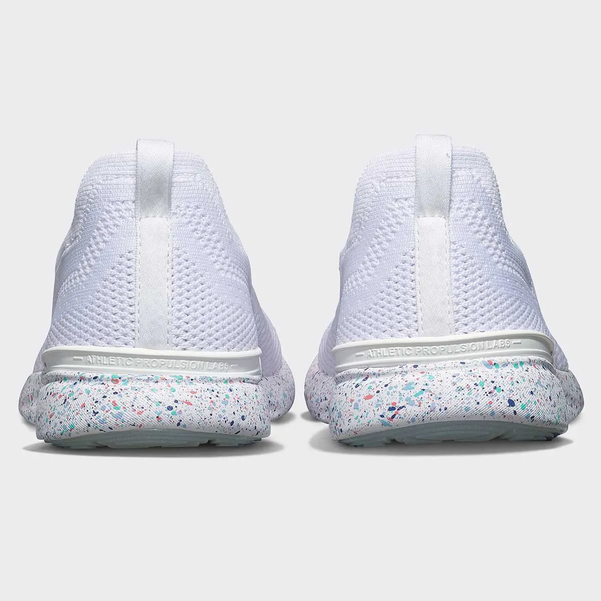 Men's TechLoom Breeze White / Ice Blue / Speckle