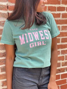 Midwest Girl Tee in Light Green