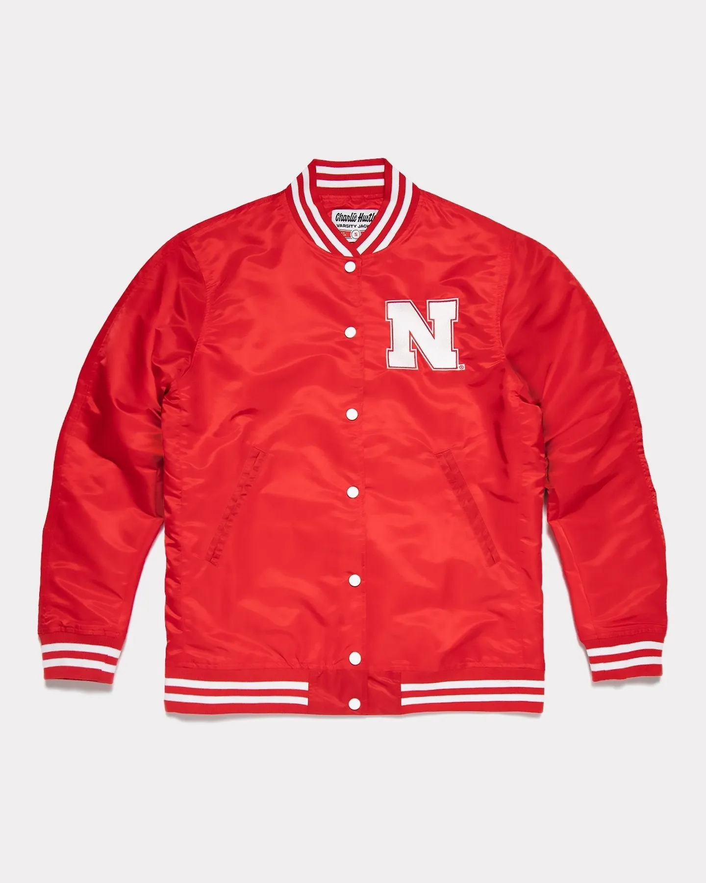 Nebraska Huskers Red Varsity Jacket