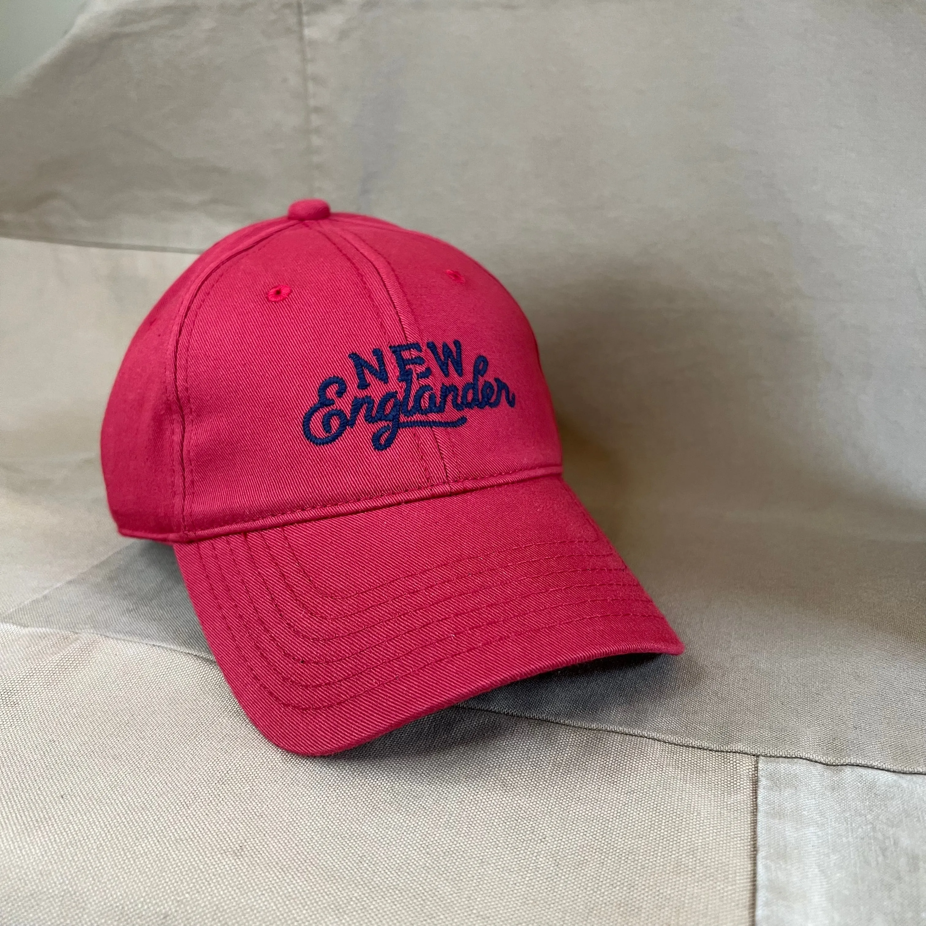 New Englander Needlepoint Cap, Weathered Red