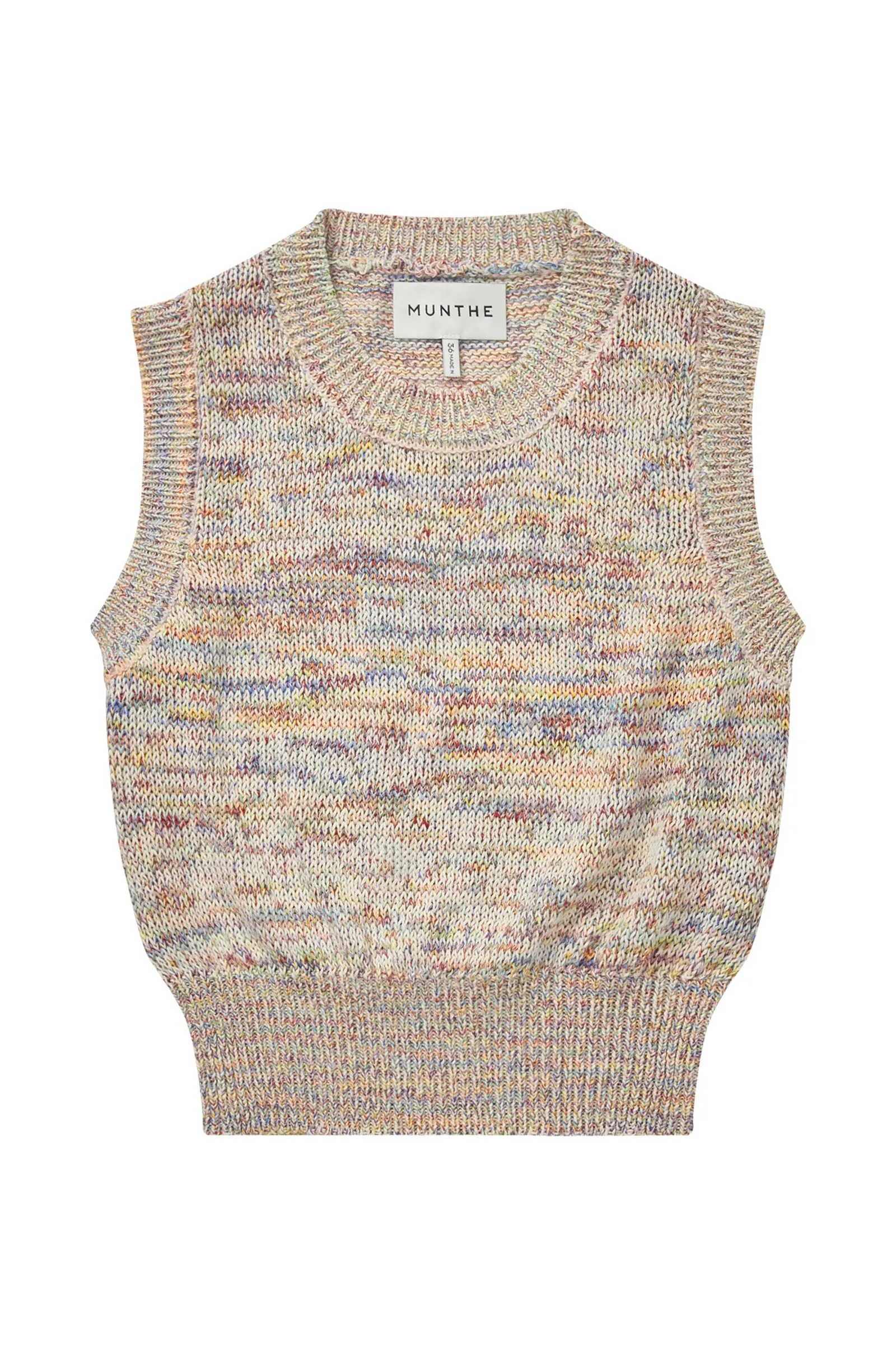 Okina Cotton-Blended Knit Vest