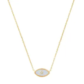 Opal Evil Eye Necklace