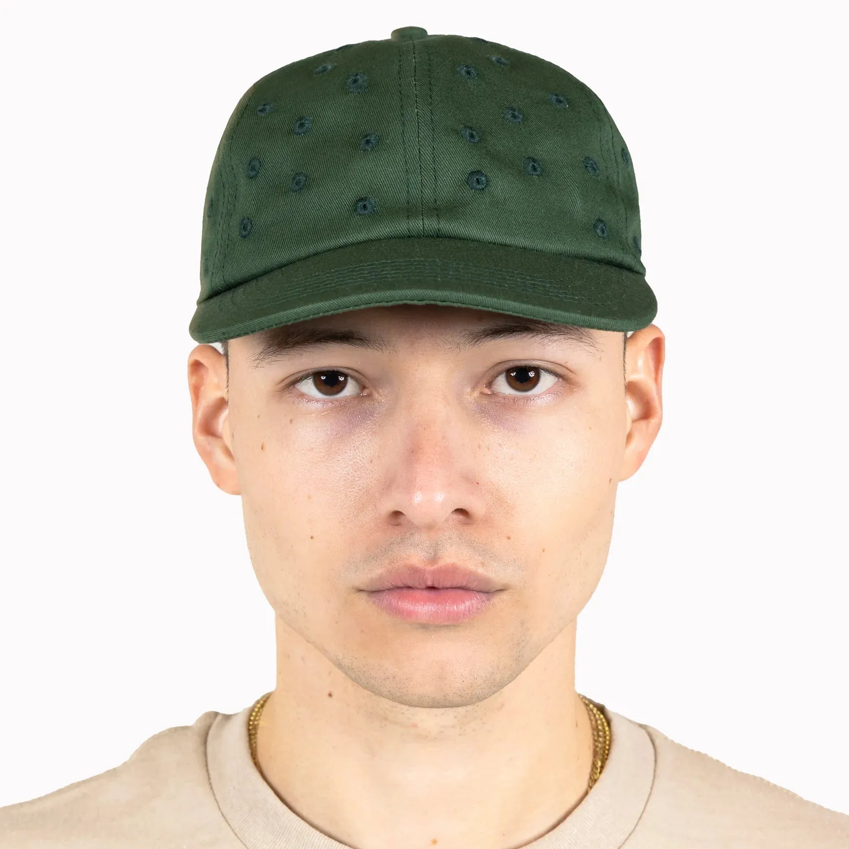 Pleasures Eyelet Snapback - Green