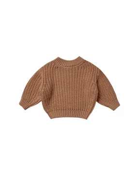 Quincy Mae - Cinnamon Chunky Knit Sweater