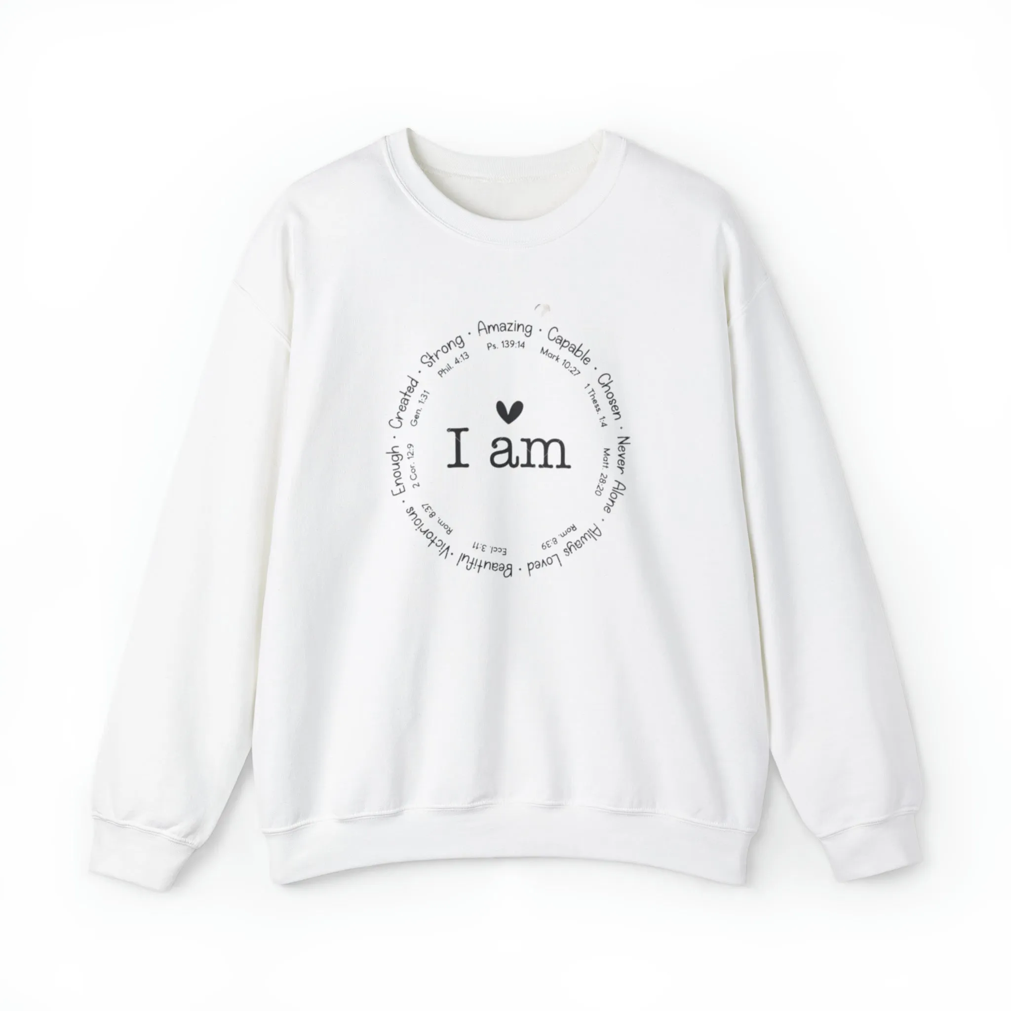 "I AM" Unisex Heavy Blend™ Crewneck Sweatshirt