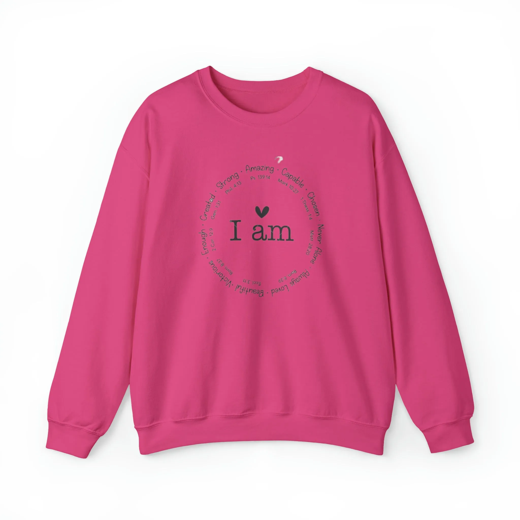 "I AM" Unisex Heavy Blend™ Crewneck Sweatshirt