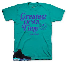 Retro 6 Aqua Goat Shirt