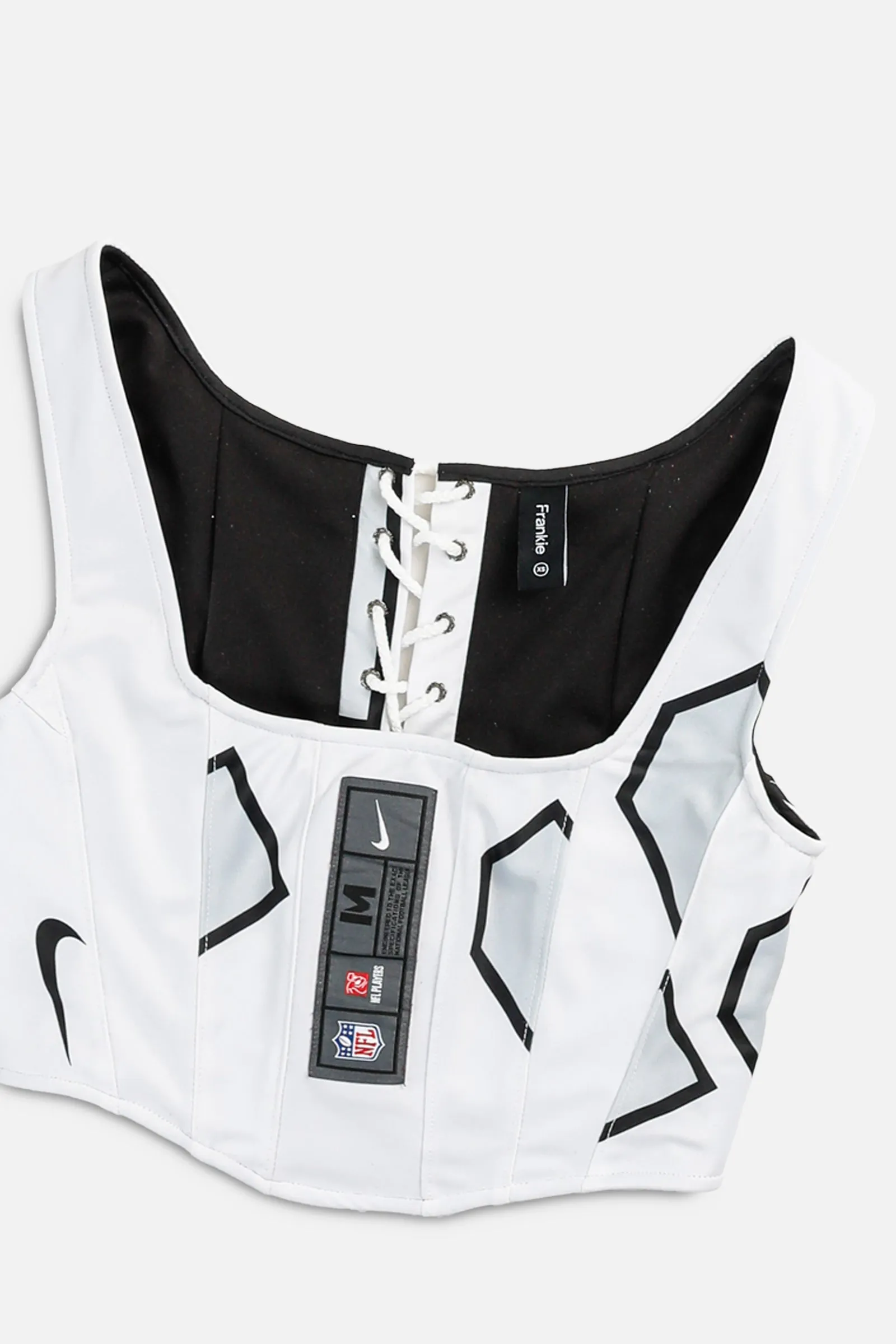 Rework Las Vegas Raiders NFL Corset - XS