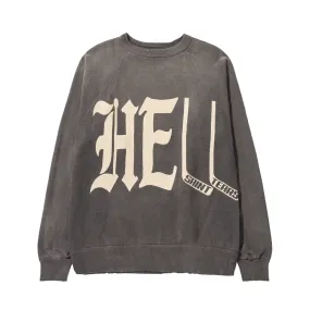 Saint Michael x Denim Tears Hell Sweatshirt Washed Grey